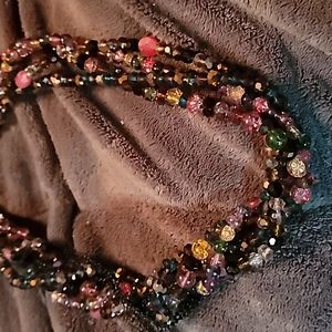 NWT Macy's  Multi Colored Beaded Necklace